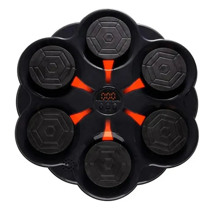 Fit Boxe - Entraîneur de boxe musical mural Bluetooth intelligent Noir / Rouge